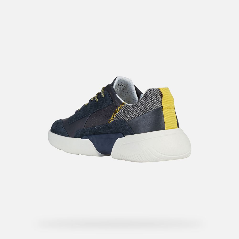 Geox Erkek Spor Ayakkabı Lacivert - Smoother - GXH-432670